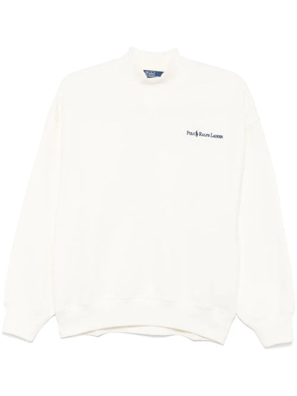 Logo Mock-Neck Sweatshirt