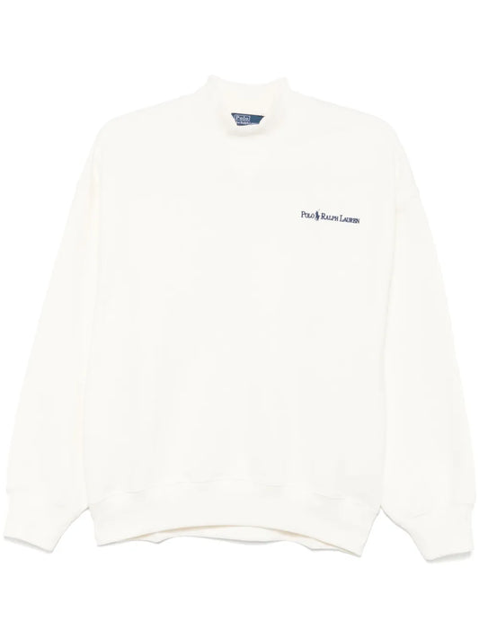 Logo Mock-Neck Sweatshirt