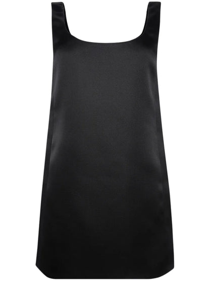 Pranta Scoop-Back Silk Dress
