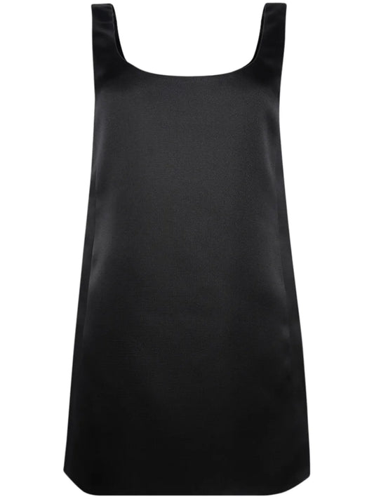 Pranta Scoop-Back Silk Dress