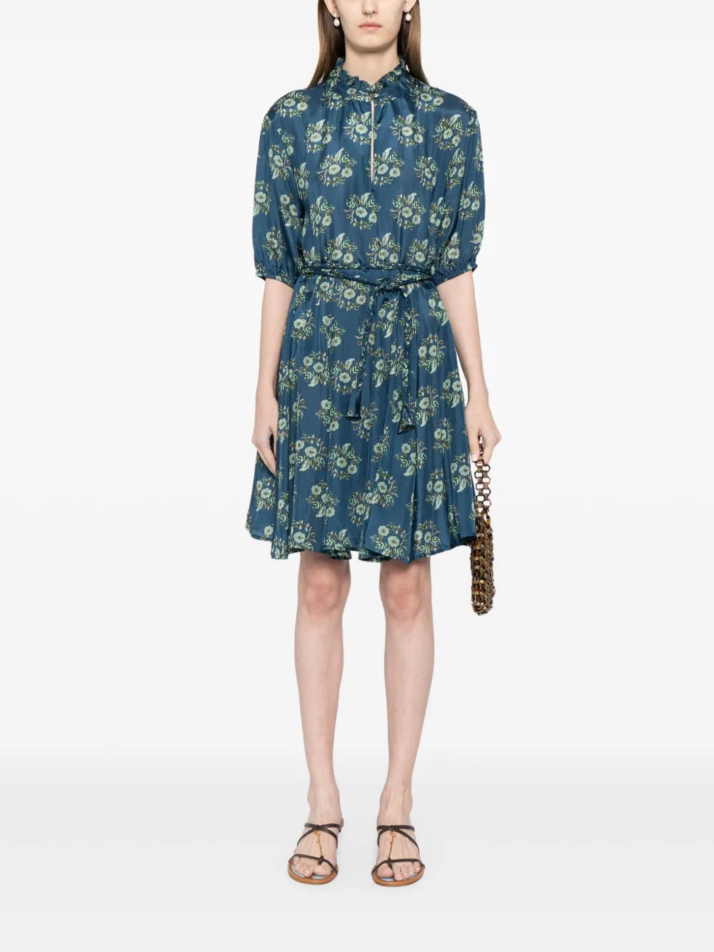 Gaia Floral-Print Minidress