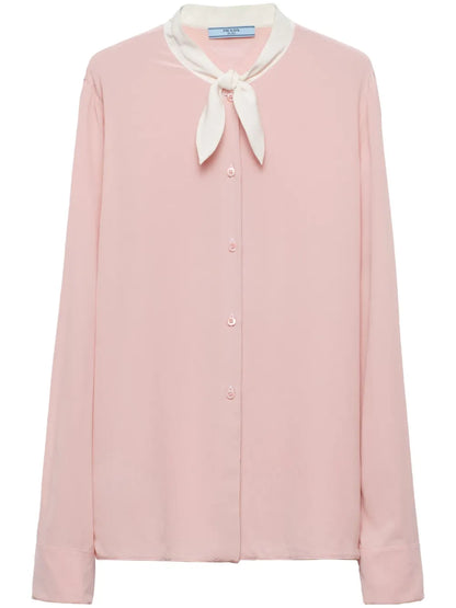 Button-Down Silk Shirt