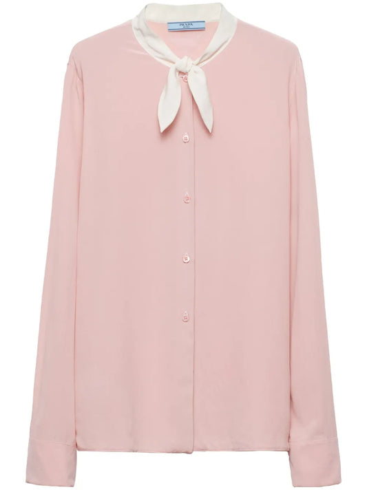 Button-Down Silk Shirt