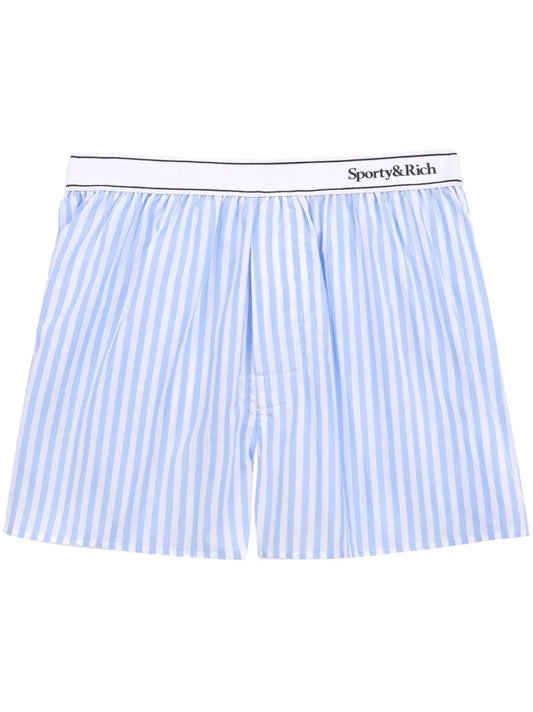 Logo-Waistband Poplin Shorts