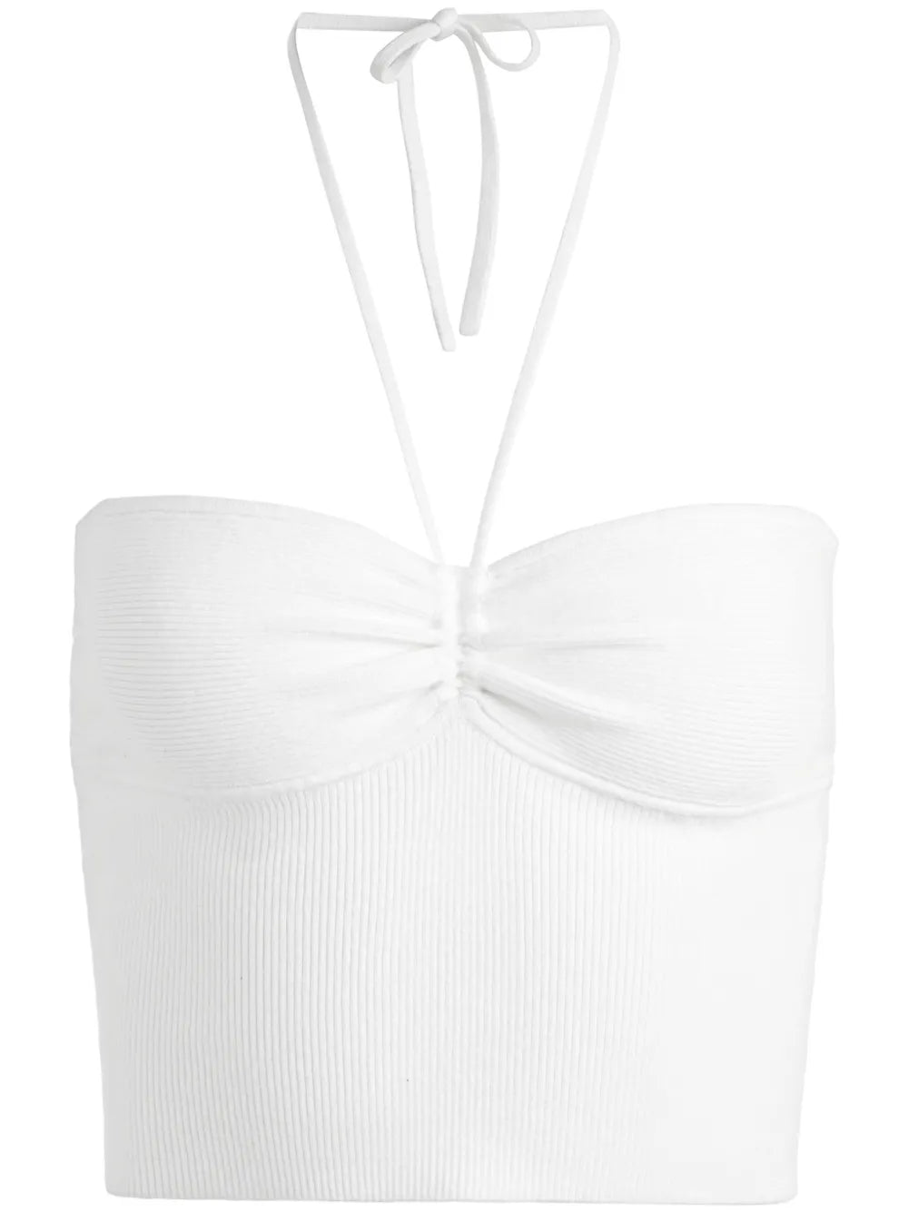 Linnie Ribbed-Knit Halter Top