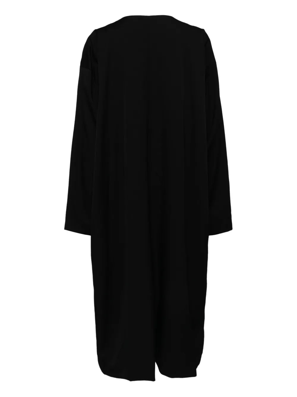 Single-Breasted Layered Coat