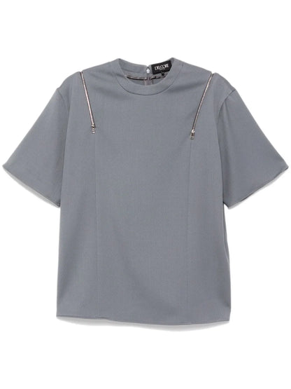 Zip Fastening T-Shirt