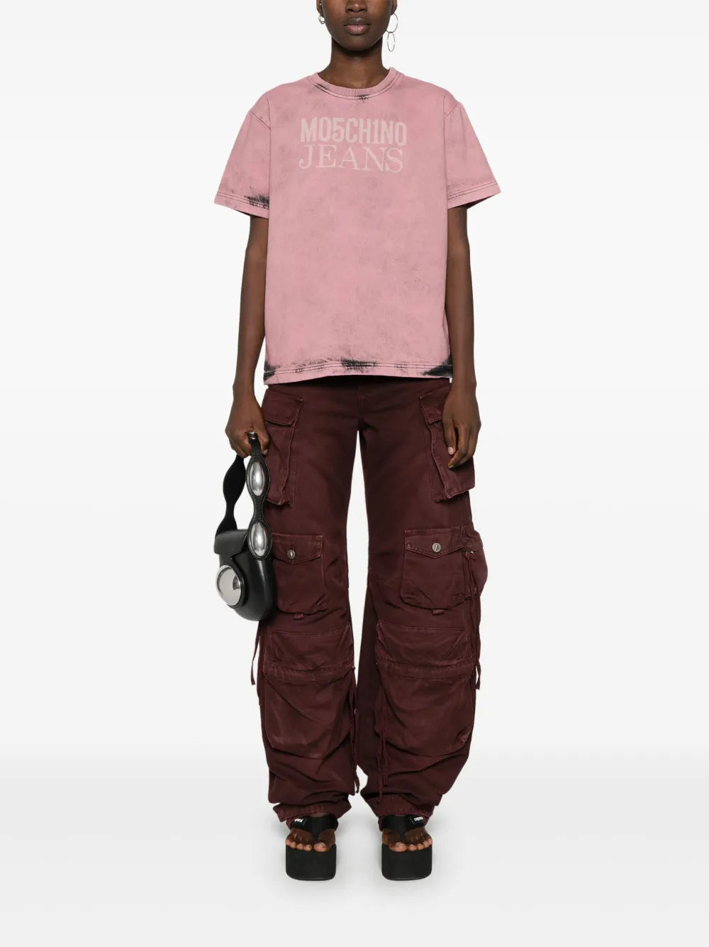 Logo-Print Twill T-Shirt