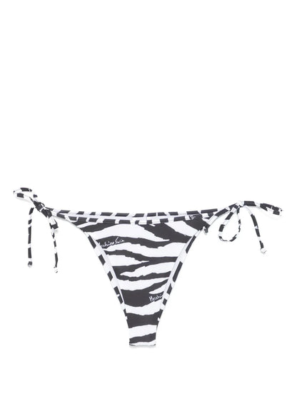 Zebra-Print Bikini Bottoms