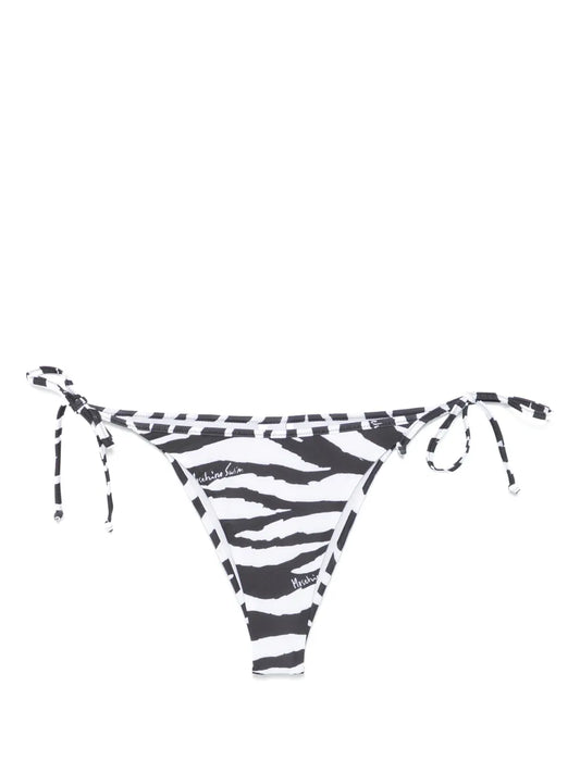 Zebra-Print Bikini Bottoms