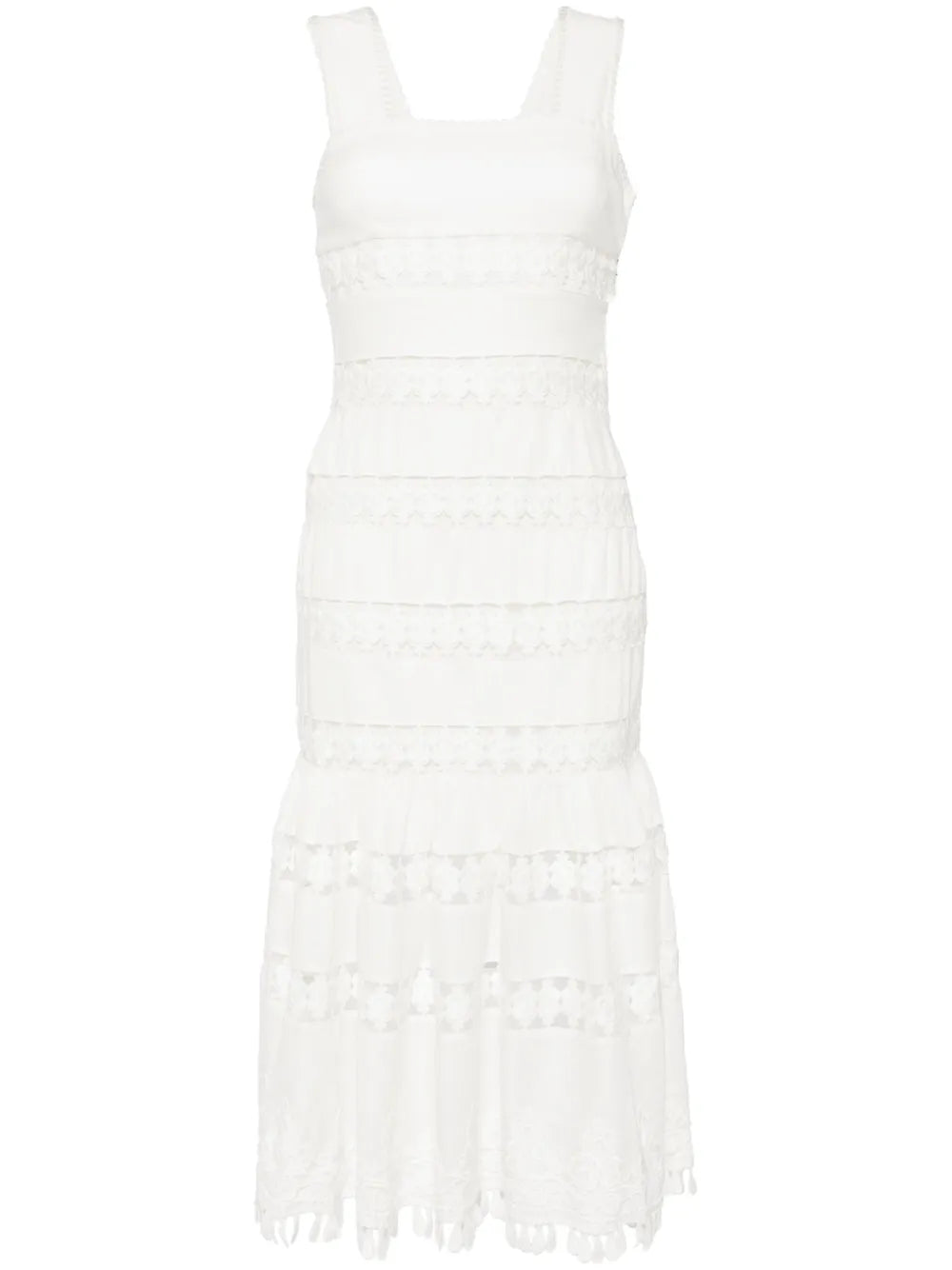 Trimmed Midi Dress