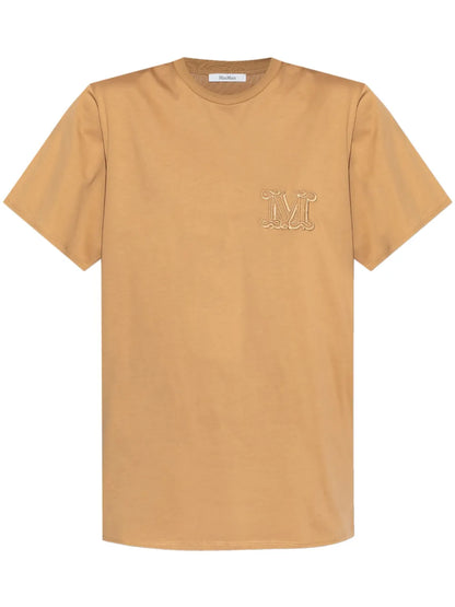 Monogram-Embroidered Cotton T-Shirt