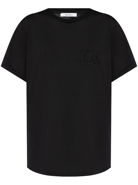 Monogram-Embroidered Cotton T-Shirt