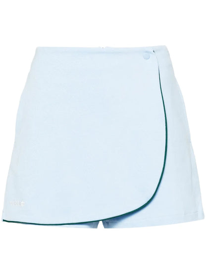 Logo-Embroidered Cotton Skort