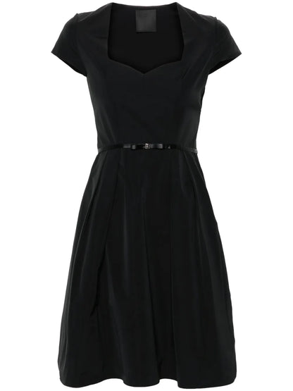 4G-Bow Taffeta Mini Dress