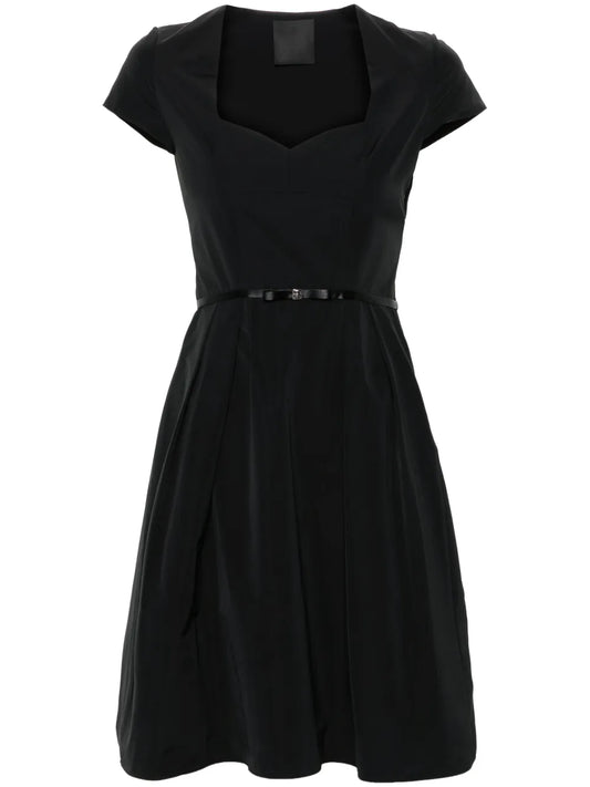 4G-Bow Taffeta Mini Dress