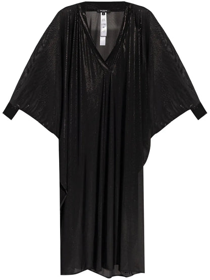 Metallic-Effect Beach Dress