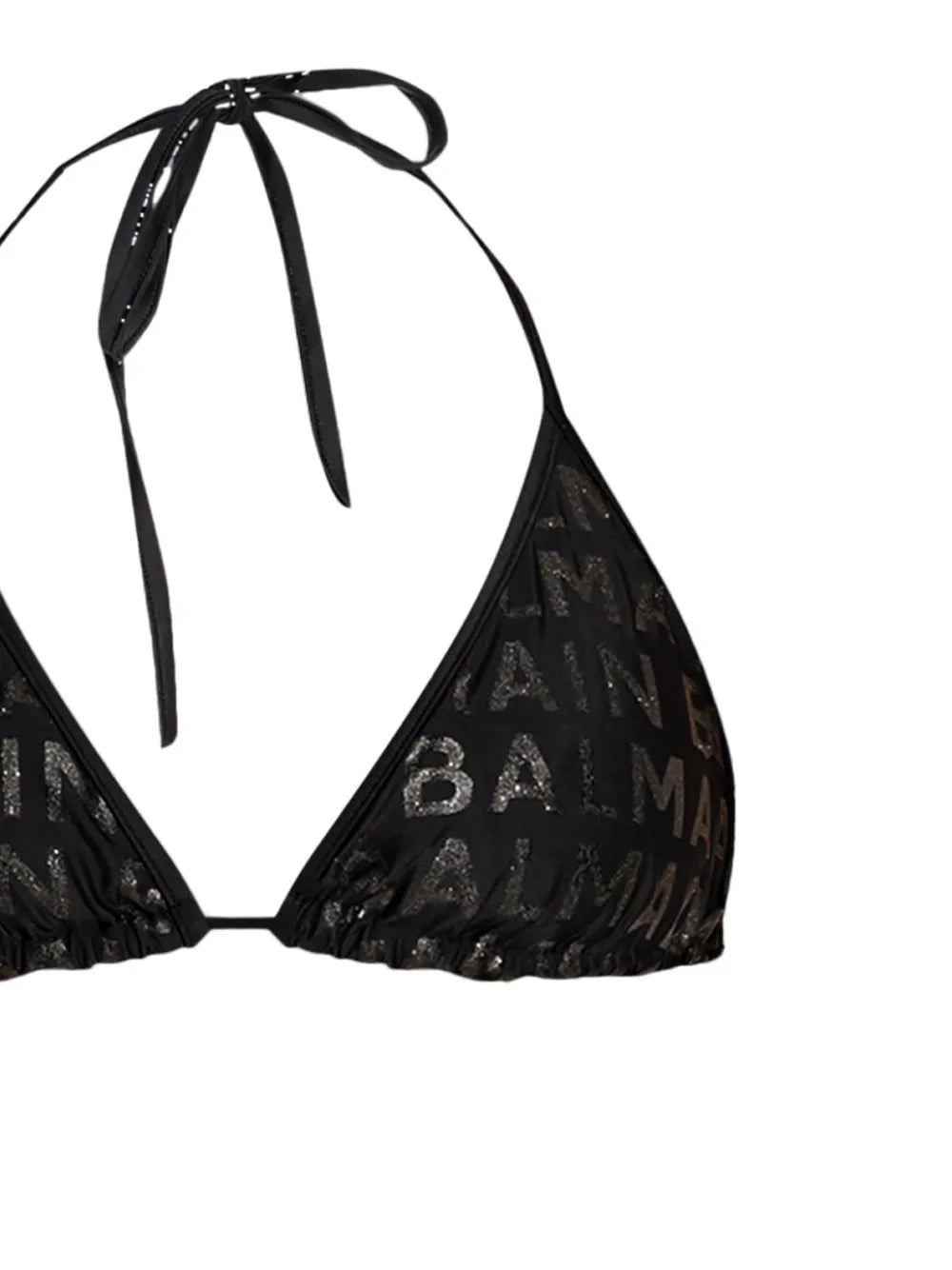 Logo-Print Triangle Bikini