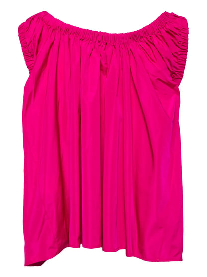Gathered Taffeta Vest