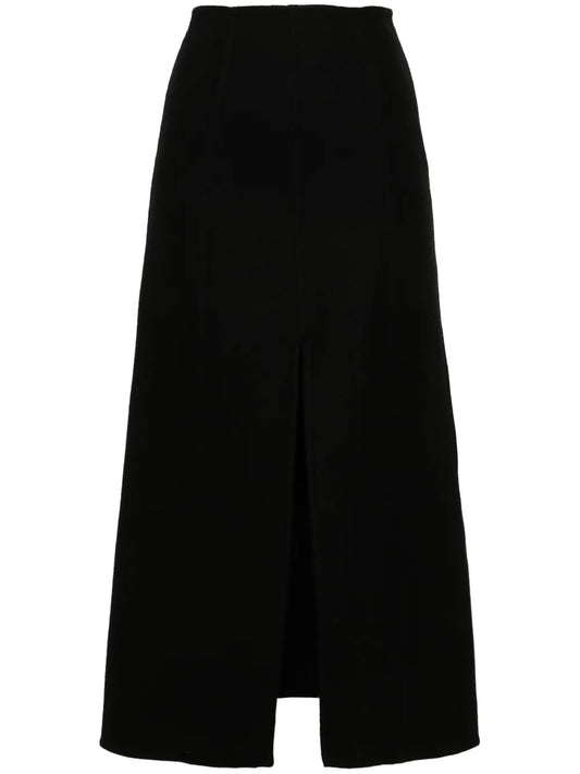 Felted A-Line Midi Skirt