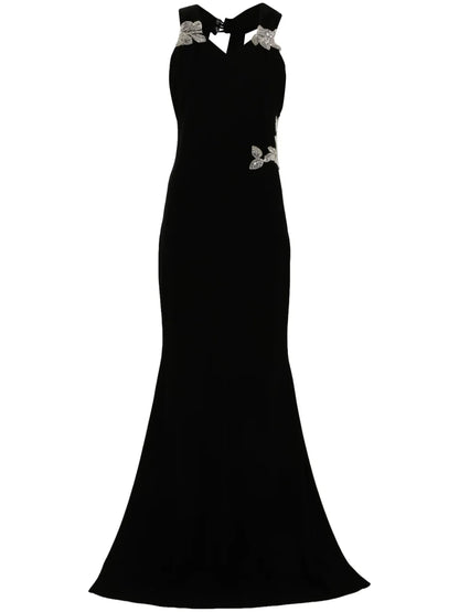 Sequin-Embellished Maxi Dress