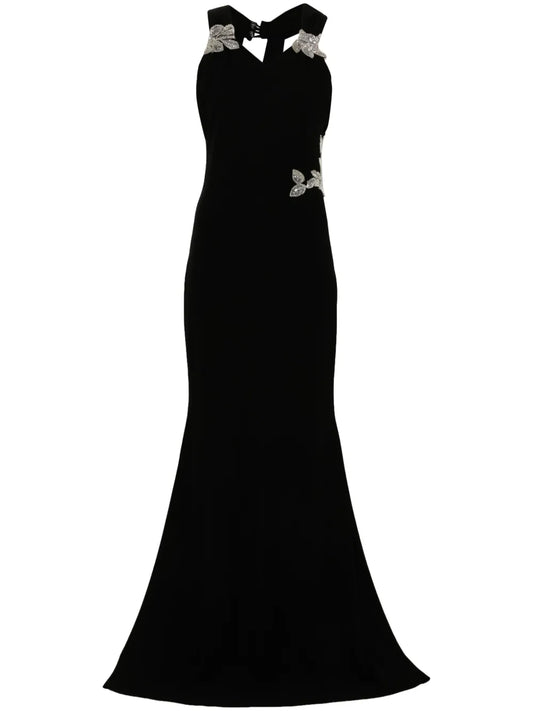 Sequin-Embellished Maxi Dress