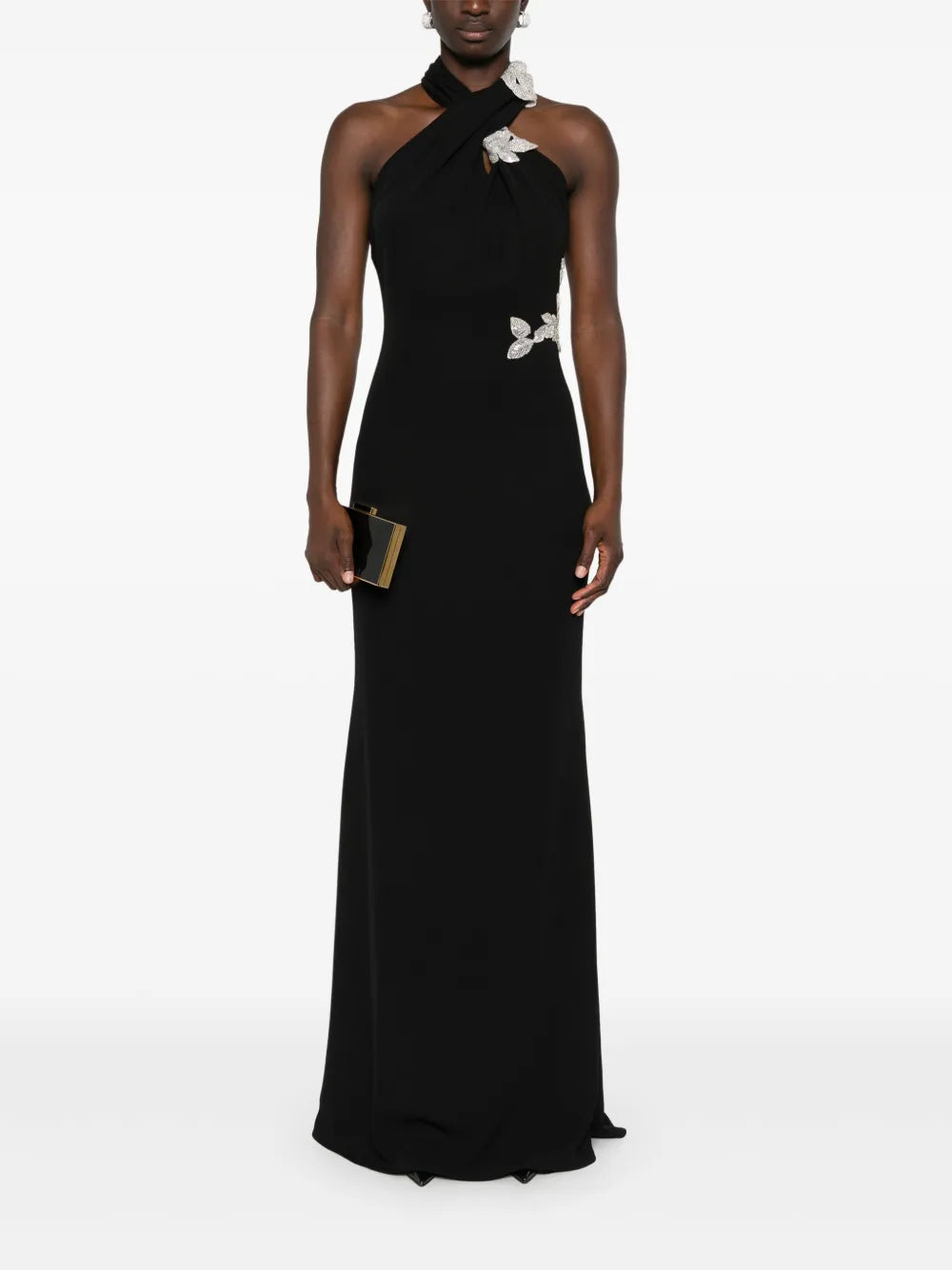 Sequin-Embellished Maxi Dress