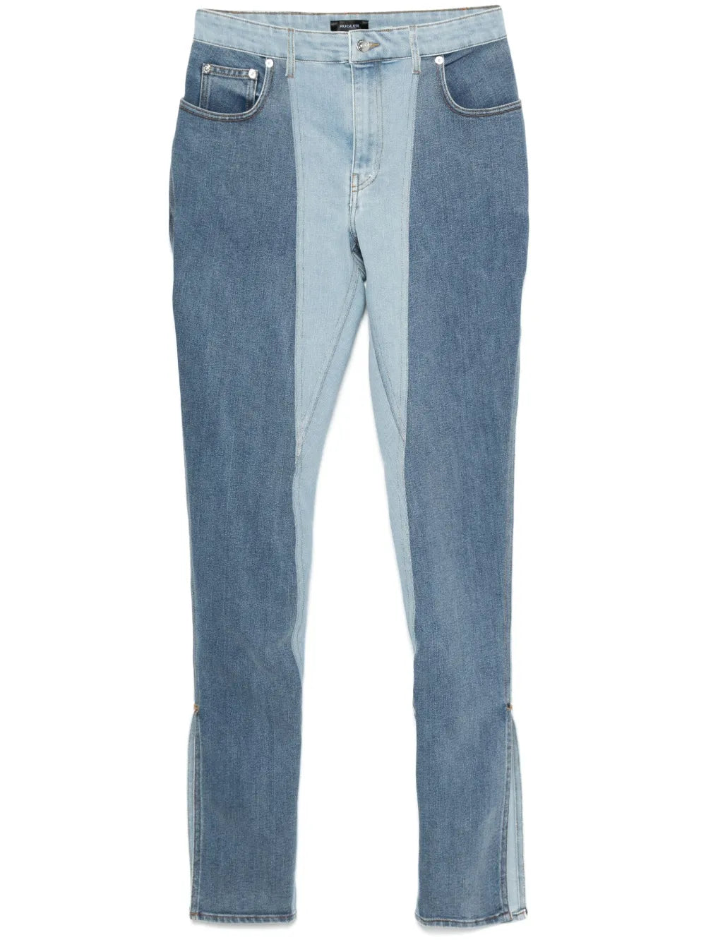 Bi-Color Skinny Jeans