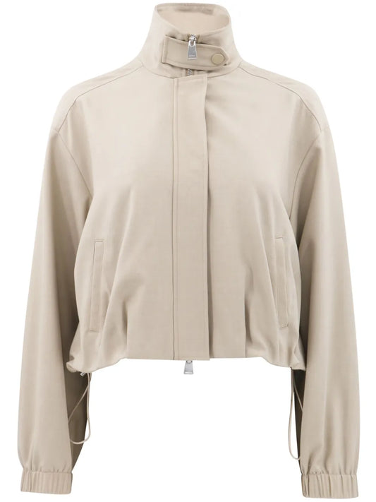 Geniveve Cropped Track Jacket