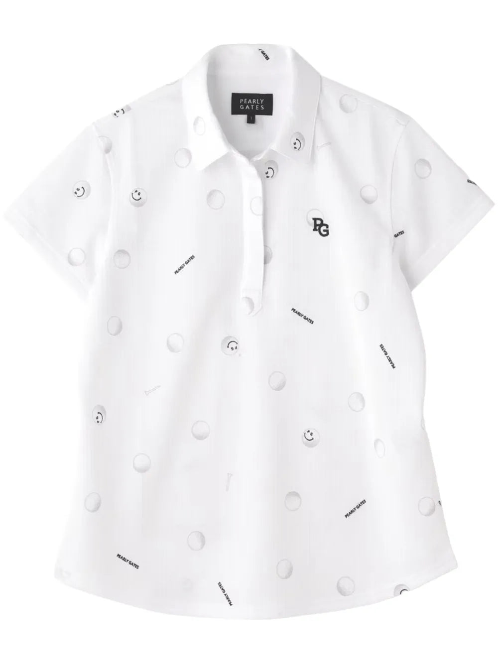 All-Over Logo Print Polo