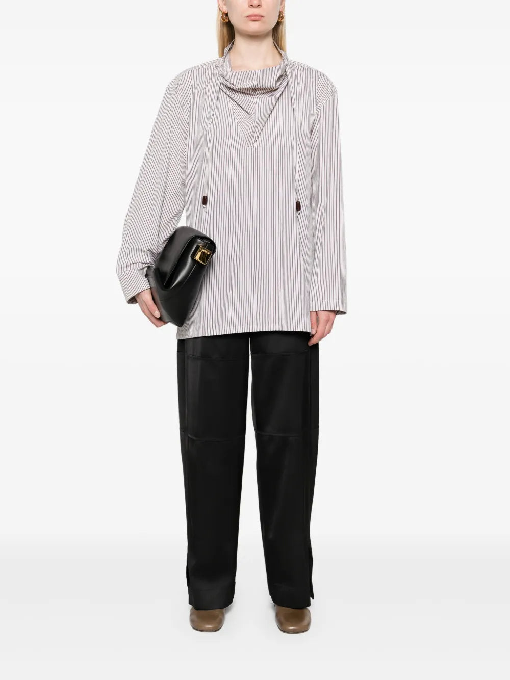 Shawl Collar Blouse