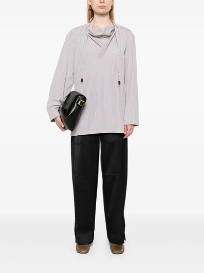 Shawl Collar Blouse