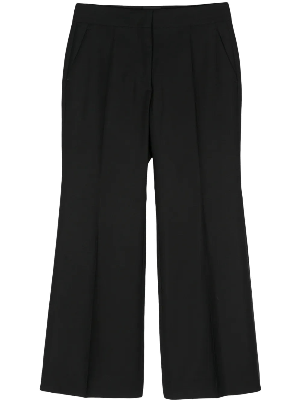Pressed-Crease Tailored Trousers
