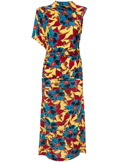 Wrapped Midi Dress