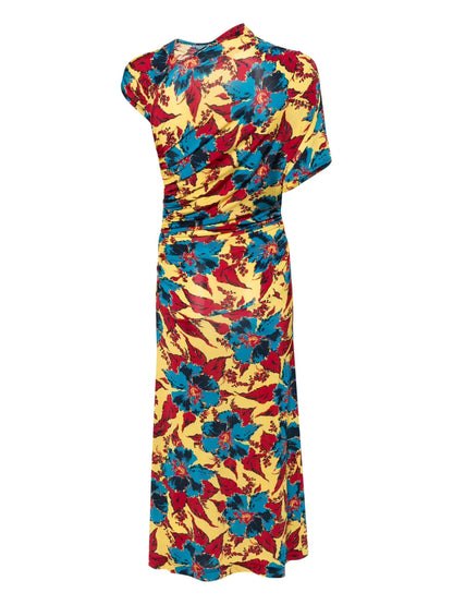Wrapped Midi Dress