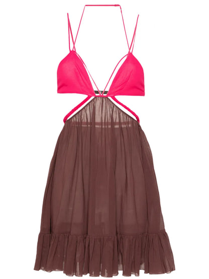 Cut-Out Mini Dress