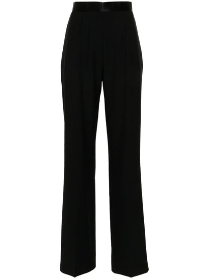 Wide-Leg Tailored Trousers
