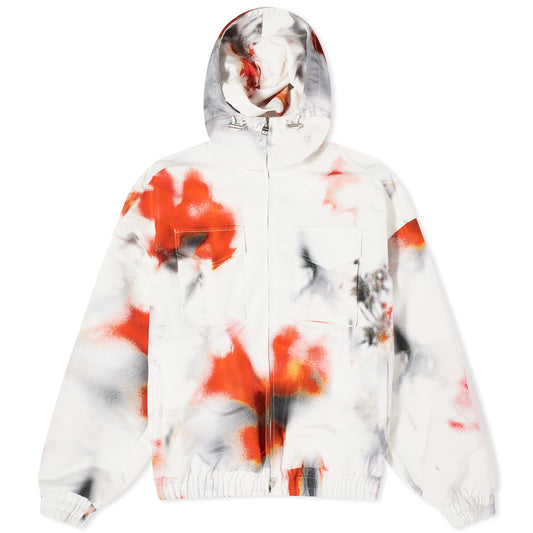 Obscured Flower Windbreaker Jacket