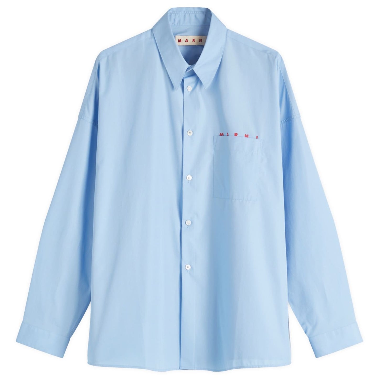 Embroidered Logo Boxy Shirt