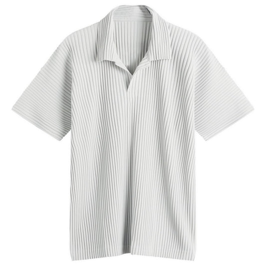 Pleated Polo Shirt