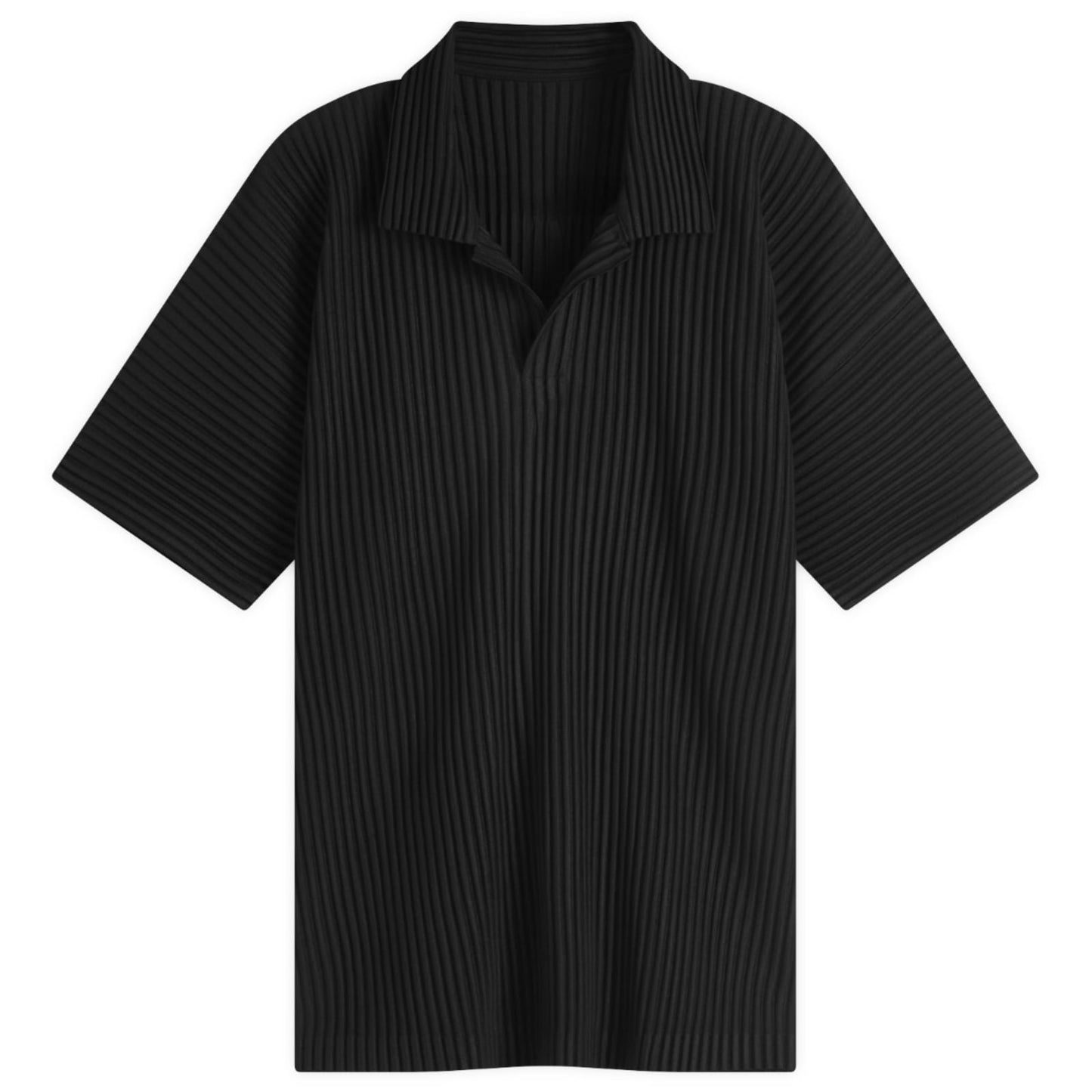 Pleated Polo Shirt