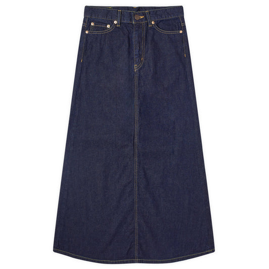 0.5 Pocket Denim Long Skirt