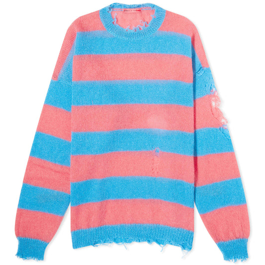 Distressed Stripe Knit