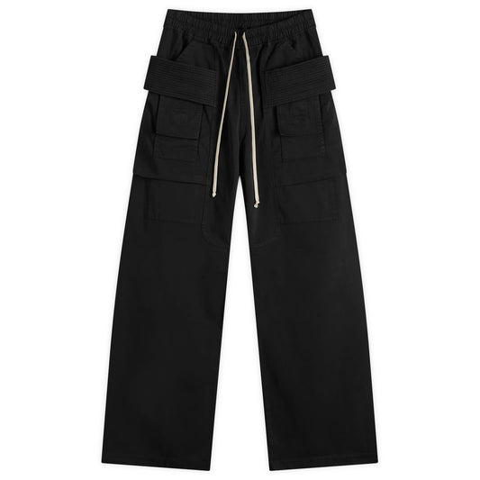 Rick Owens DRKSHDW Cotton Twill Drawstring Cargo Pants