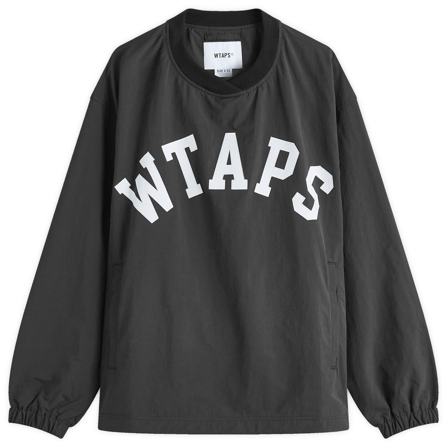 03 Logo Applique Pullover Track Top