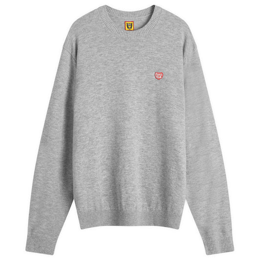 Heart Badge Knit Sweater