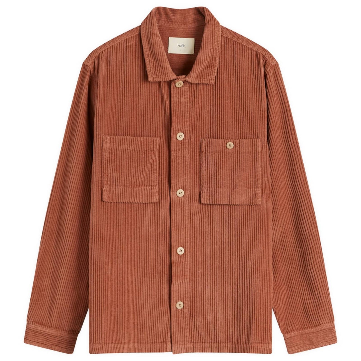 Heavy Cord Patch Overshirt