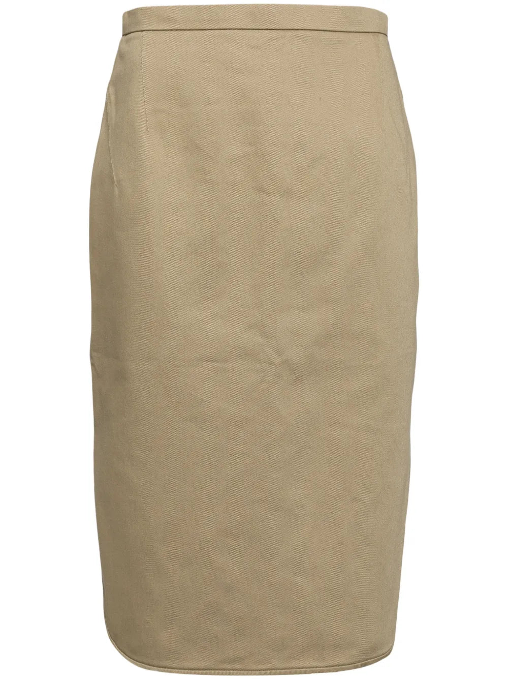 Stretch-Cotton Pencil Skirt