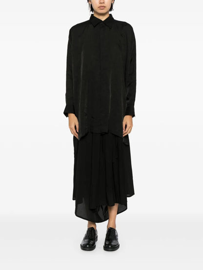 Creased Button-Down Shirt