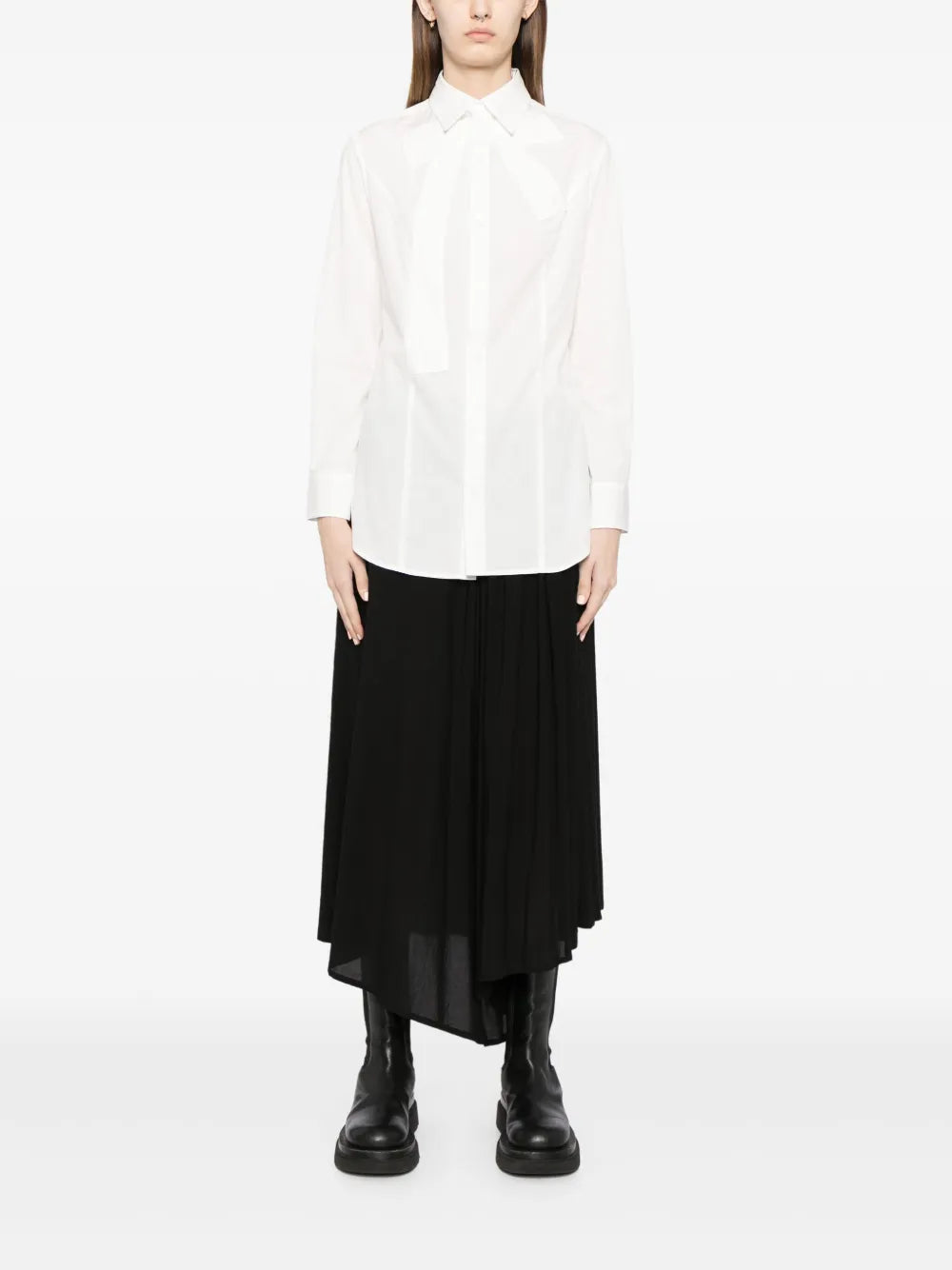 Bow-Detail Cotton Shirt